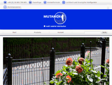 Tablet Screenshot of mutanox.com